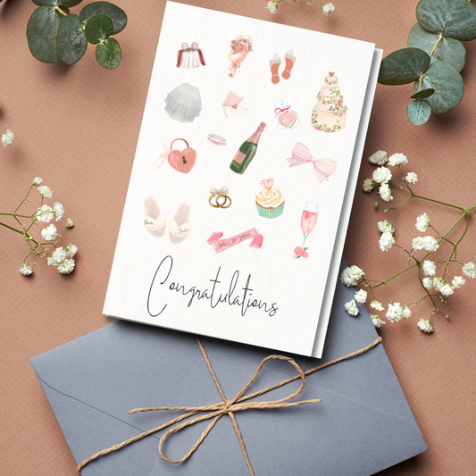 Wedding / bridal cards - congratulations