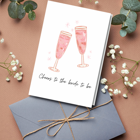 Wedding / bridal cards - cheers