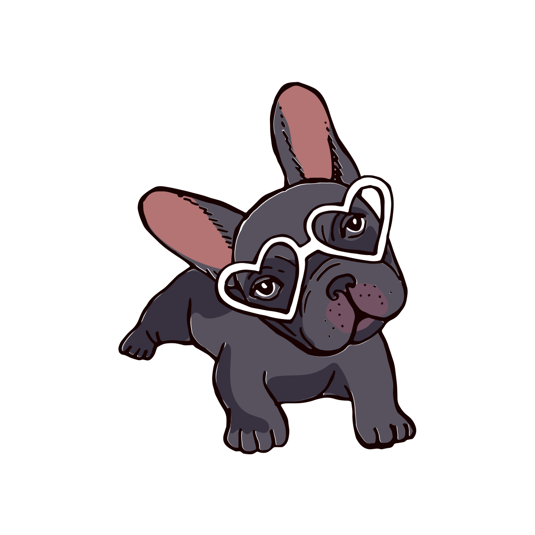 Stickers - cool Frenchie