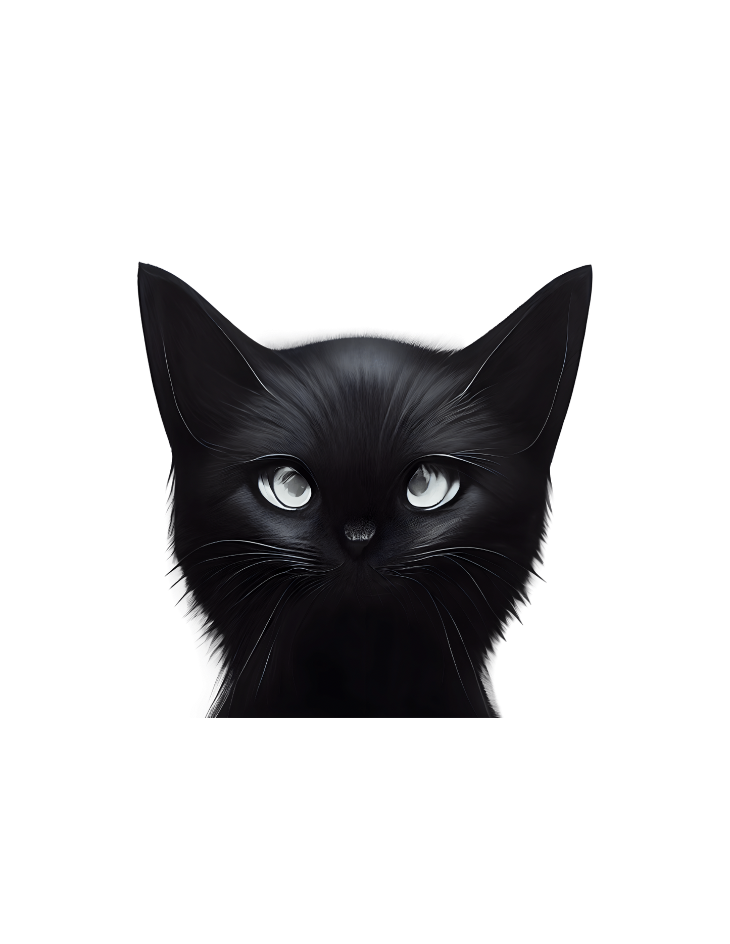 Sticker - black cat