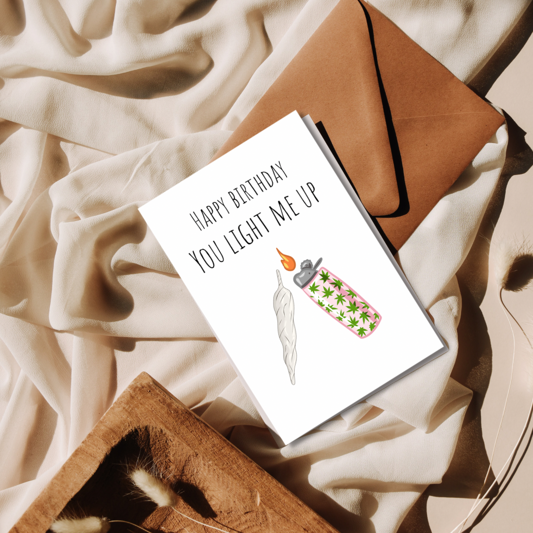 Birthday Cards - you light me up