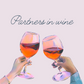 Birthday card - “partners in wine”