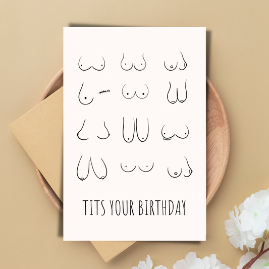 Birthday card - tits your birthday